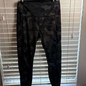 Black Camouflage Leggings